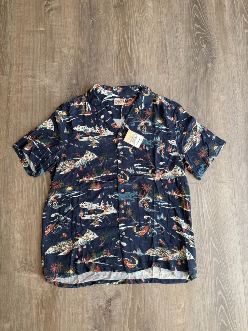 Faherty Sea & Ski Short Sleeve Shirt